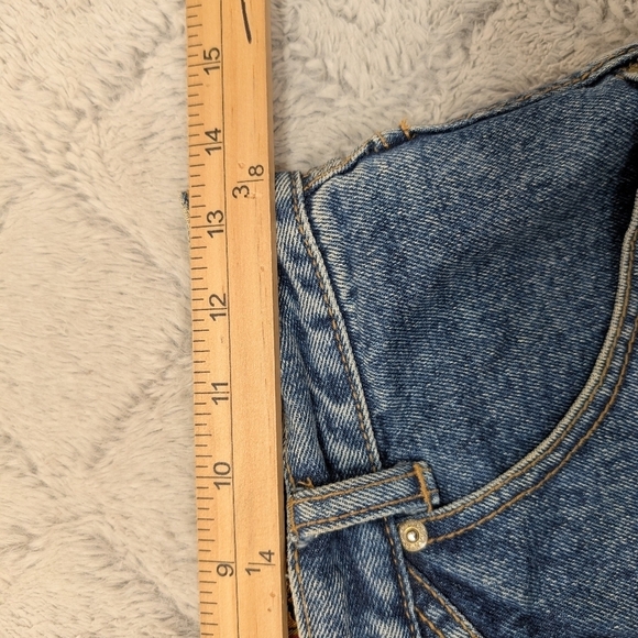 Vintage Lawman Jeans Womens 11 27 Blue Western Bareback Straight Leg High Rise - Picture 7 of 10